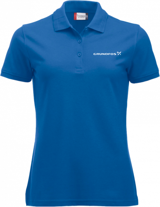 Clique - Grundfos polo donne della maglietta - Blu reale