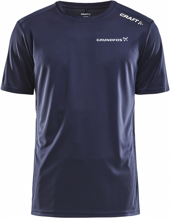 Craft - Gfi Rush Ss T-Shirt Herre - Navy blå & hvid