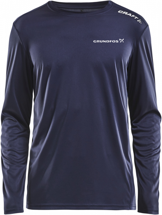 Craft - Gfi Rush Langærmet T-Shirt Herre - Navy blå & hvid