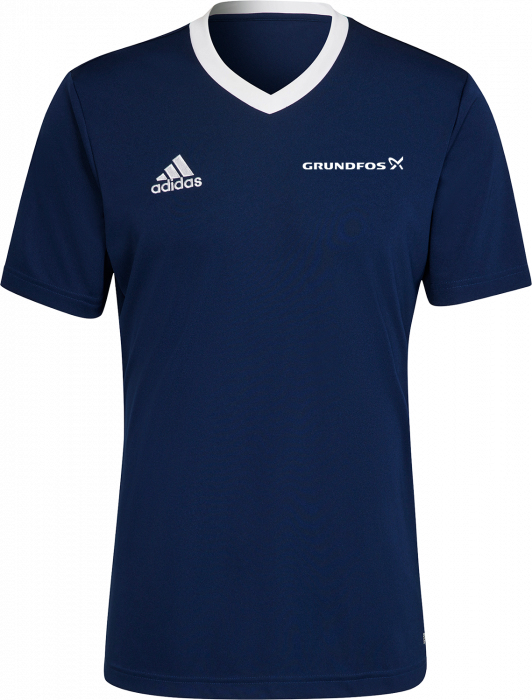 Adidas - Grundfos Tee - Navy blue 2 & wit