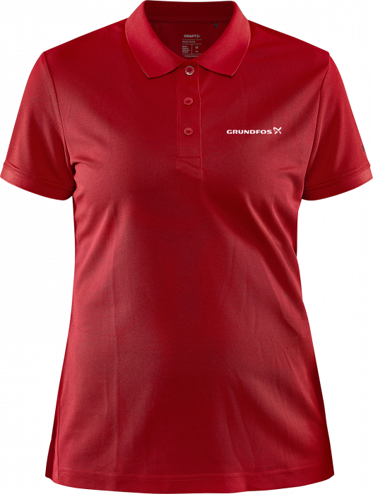 Craft - Gfi Polo T-Shirt Woman - Röd