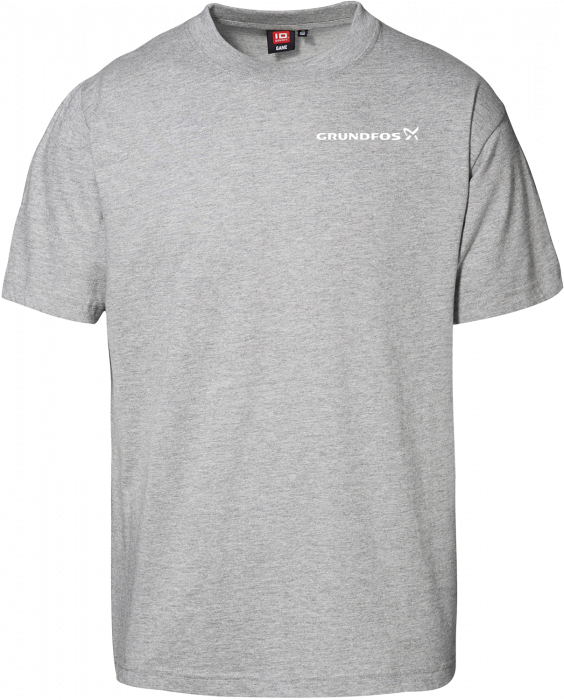 ID - Grundfos Camiseta - Grey Melange